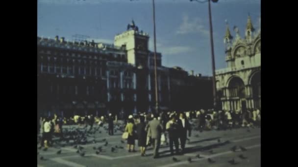 Veneza Itália Maio 1964 Cena Veneza Década — Vídeo de Stock