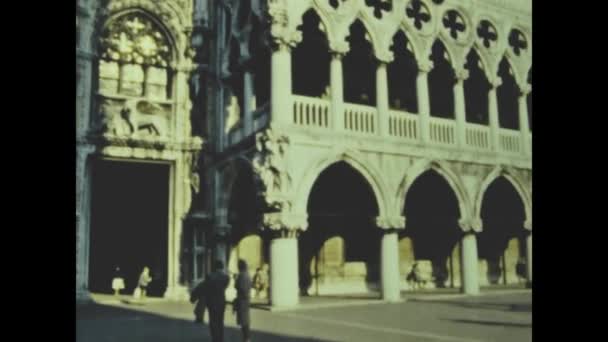 Venedig Italien Maj 1964 Venedigscenen Talet — Stockvideo