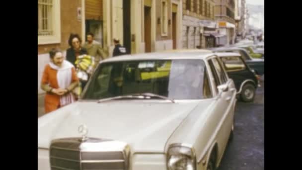 Innsbruck Austria Marzec 1976 Rozpoczęcie Podróży Samochodem Latach Tych — Wideo stockowe