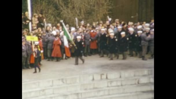 Innsbruck Αυστρία Μάρτιος 1976 Τελετή Έναρξης Ολυμπιακών Αγώνων Στο Ίνσμπρουκ — Αρχείο Βίντεο