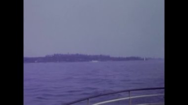 Como, İtalya Haziran 1964: Como Gölü 'nde 60' lı yıllarda seyir