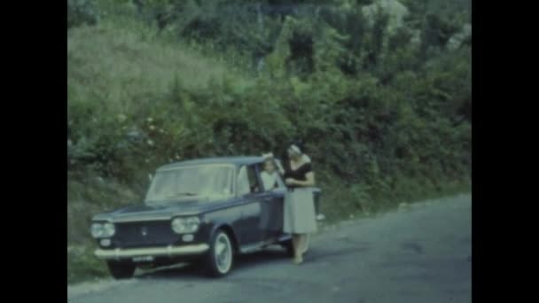 San Marino Italië Mei 1964 Familie Reisherinneringen Scene Jaren — Stockvideo