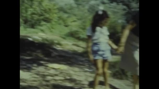 San Marino Italia Mayo 1964 Recuerdos Familiares Río Los Años — Vídeo de stock