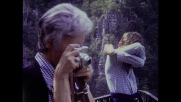 Dolomiti Italia Giugno 1964 Fotografia Anni — Video Stock