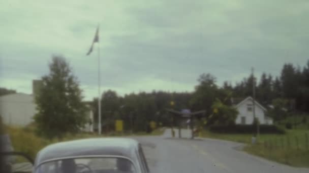 Хельсингборг Швеция Май 1961 Путешествие Улица Слаще Годах — стоковое видео