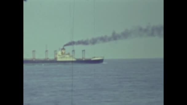 英国ドーバー1959年5月 50年代のドーバービューの崖 — ストック動画