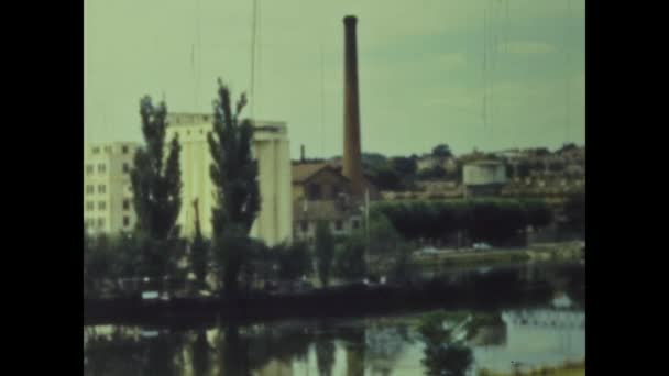 Auxerre Francja Czerwiec 1959 Widok Miasto Auxerre Latach Tych — Wideo stockowe