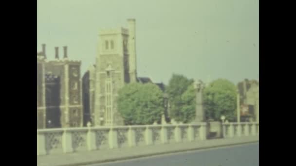 Лондон Великобритания Июнь 1959 Вид Лондон — стоковое видео