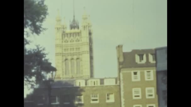 London Förenade Kungariket Juni 1959 Stadsutsikt London Talet — Stockvideo