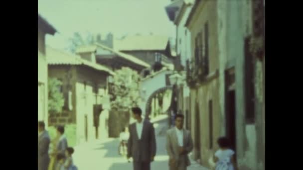 Sant Feliu Guxols Espanha Junho 1958 Sant Feliu Guixols Vista — Vídeo de Stock
