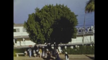 Kahire, Mısır Haziran 1956: 50 'lerde Kahire şehir manzarası