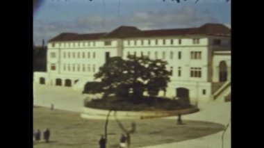 Kahire, Mısır Haziran 1956: 50 'lerde Kahire şehir manzarası