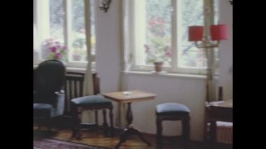 Roma, İtalya Haziran 1964: Baba ve bebek yuvası aile anıları 60 'larda
