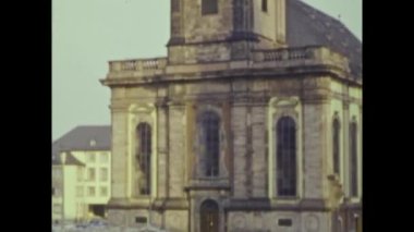 Berlin, Almanya Haziran 1959: 50 'li yıllarda Berlin şehir manzarası