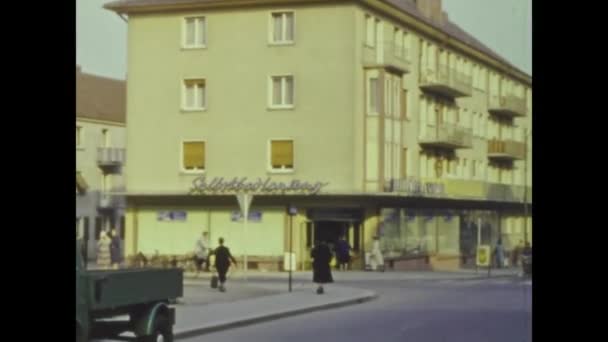 Berlin Németország 1959 Június Berlin Városképe Években — Stock videók