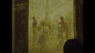 Roma, İtalya 1964: Sanat freskleri 60 'larda Roma' da