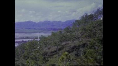 Tokyo, Japonya 1969: 60 'lardaki Hilly Japonya manzarası
