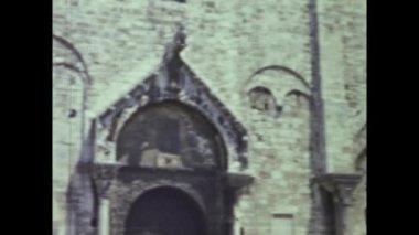 Bari, İtalya Haziran 1964: Bari şehir manzarası 60 'larda