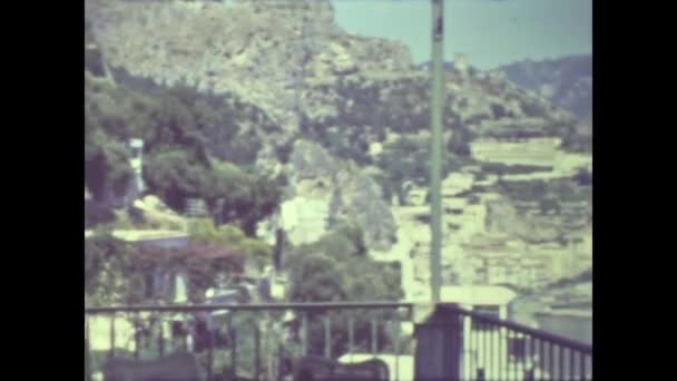 Napels Italië Juni 1964 Zicht Golf Van Napels Jaren — Stockvideo