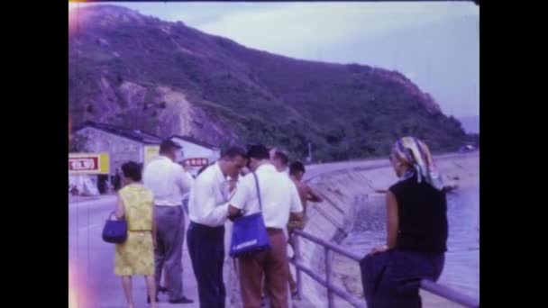 Χονγκ Κονγκ Χονγκ Κονγκ Μάιος 1969 Hong Kong Port View — Αρχείο Βίντεο