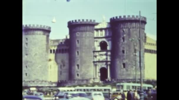 Neapol Itálie Červen 1964 Neapol Pohled Letech — Stock video