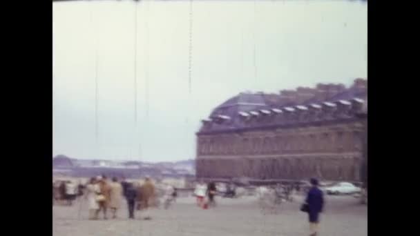 París Francia Mayo 1974 Palacio Versalles Los Años — Vídeos de Stock