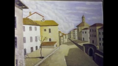 Roma, İtalya Haziran 1964: 60 'larda evlerle boyanmış