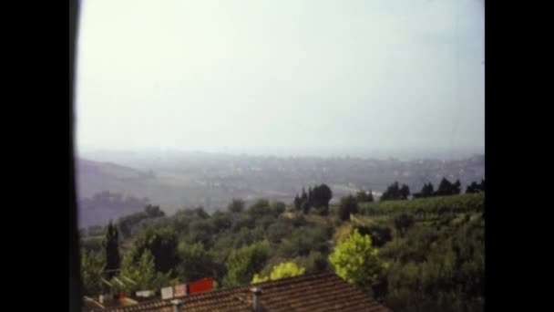 San Marino Ιταλία Ιούνιος 1964 Άποψη Του Αγίου Μαρίνου Στη — Αρχείο Βίντεο