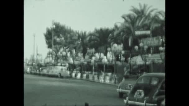 Naples Italy June 1958 Naples City View 50S — Stockvideo