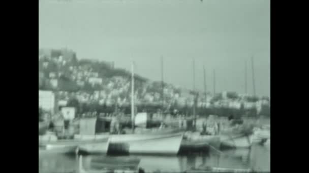 Neapol Itálie Červen 1958 Neapol Pohled Město 50S — Stock video