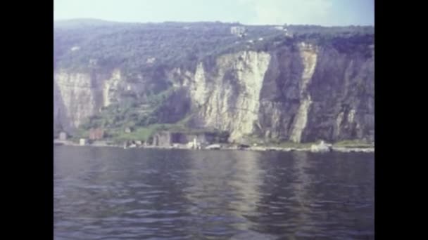 Castellamare Italien August 1976 Castellamare Meereslandschaft Den 70Er Jahren — Stockvideo