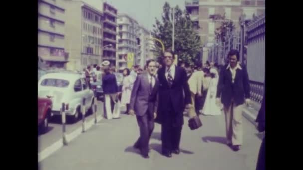 โรม ตาล พฤษภาคม 1964 จเด นบนถนนในย — วีดีโอสต็อก