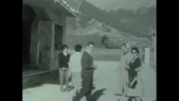 Dolomity Włochy Mogą 1958 Dolomity Letnie Wspomnienia Wakacyjne Latach Tych — Wideo stockowe