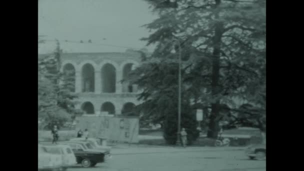 Verona Italia Mai 1964 Vedere Pătrată Sutienului Verona Anii — Videoclip de stoc