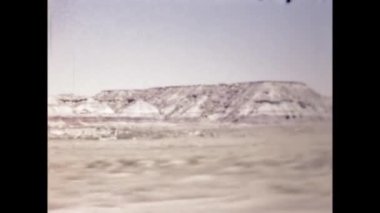 Arizona, ABD Haziran 1957: 50 'li yıllarda Arizona çöl manzarası