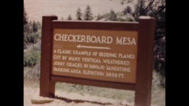 Utah, ABD Haziran 1957: 50 'lerde Büyük Kanyon Ulusal Parkı