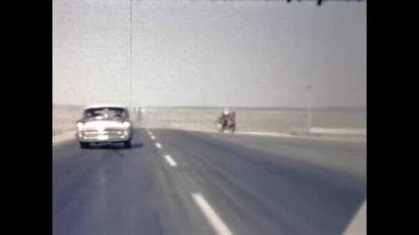 Arizona Verenigde Staten Juni 1957 Reizen Arizona Snelweg Scene Jaren — Stockvideo