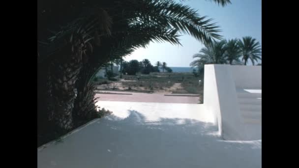 Mikonos Greece August 1981 Greece Resort 80S — Stockvideo