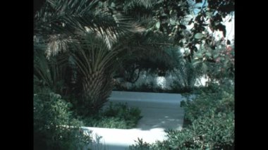 Mikonos, Yunanistan 1981 Ağustos: Yunanistan 80 'lerde tatil yapıyor