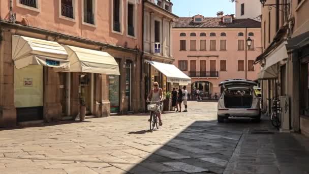 Rovigo Italy July 2022 Rovigo City Center View — Wideo stockowe