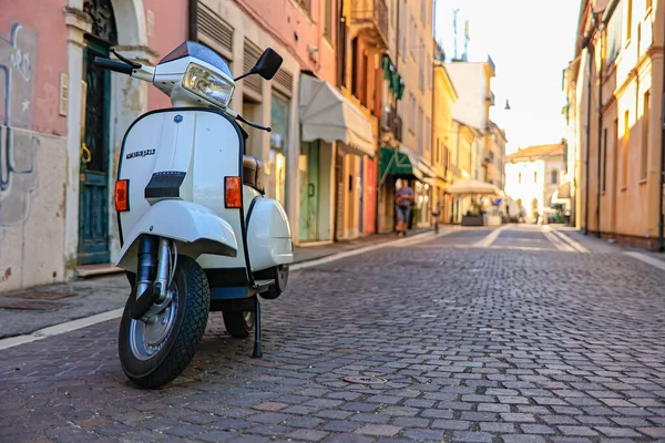 Rovigo Italy July 2022 Scooter Vespa Parked Old Street Rome — Photo