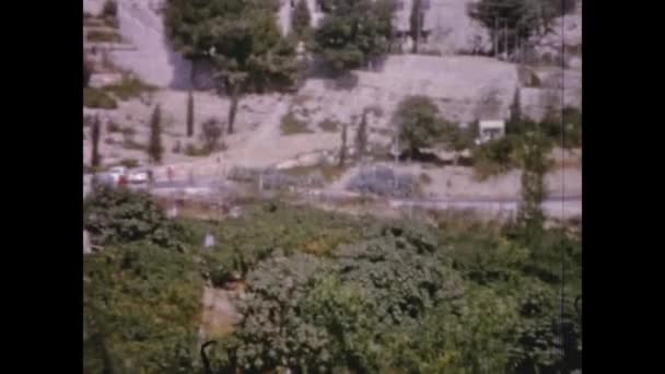 Tel Aviv Israel Kesäkuu 1960 Tel Aviv Ilmakuva Luvulla — kuvapankkivideo