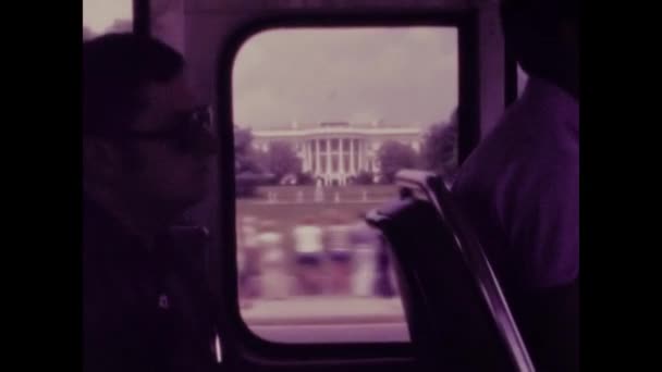 Washington United States May 1978 Washington Bus Trip Scene 70S — Stockvideo