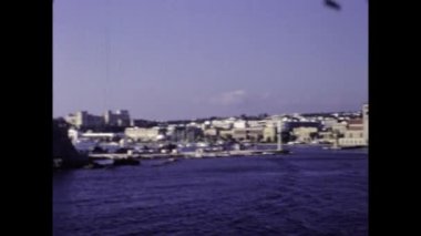 Rhodes, Spain june 1979: Rhodes Port view in 70s