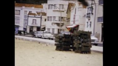 Fatima, Portugal may 1970: Fatima city view in 70s
