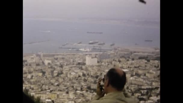 Jerusalem Israel June 1976 Jerusalem Aerial View 70S — Stockvideo