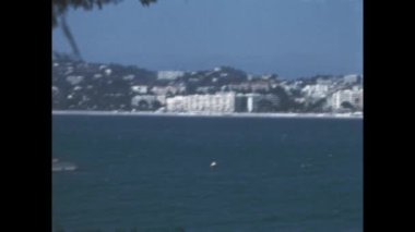 Athens, Greece june 1960: Athens coast landscape in 60s
