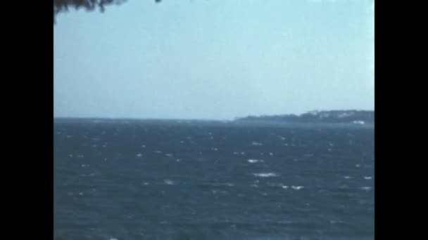 Athens Greece June 1960 Athens Coast Landscape 60S — ストック動画