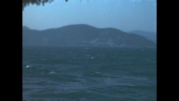 Athens Greece June 1960 Athens Coast Landscape 60S — ストック動画