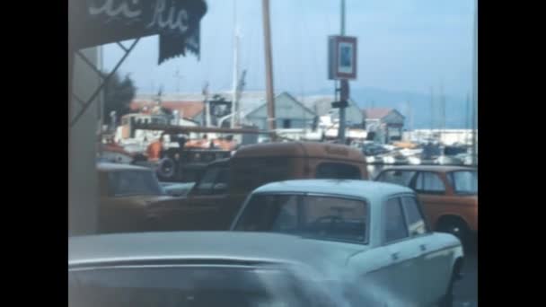 Nice France May 1965 Street View Nice 60S — Stock video